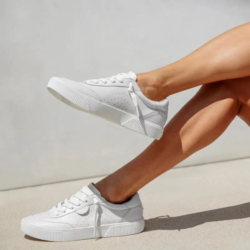 REEF Lightweight Low-Top Skateboard Shoes Women's White-6