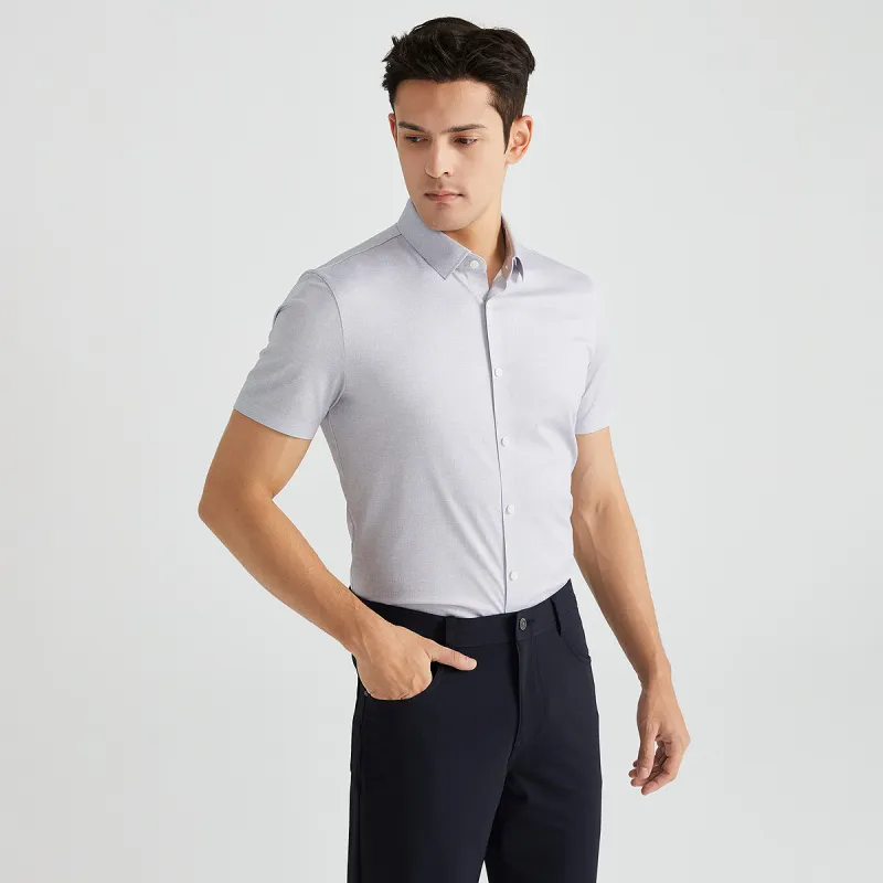 Satchi Shirts Men Gray White-4
