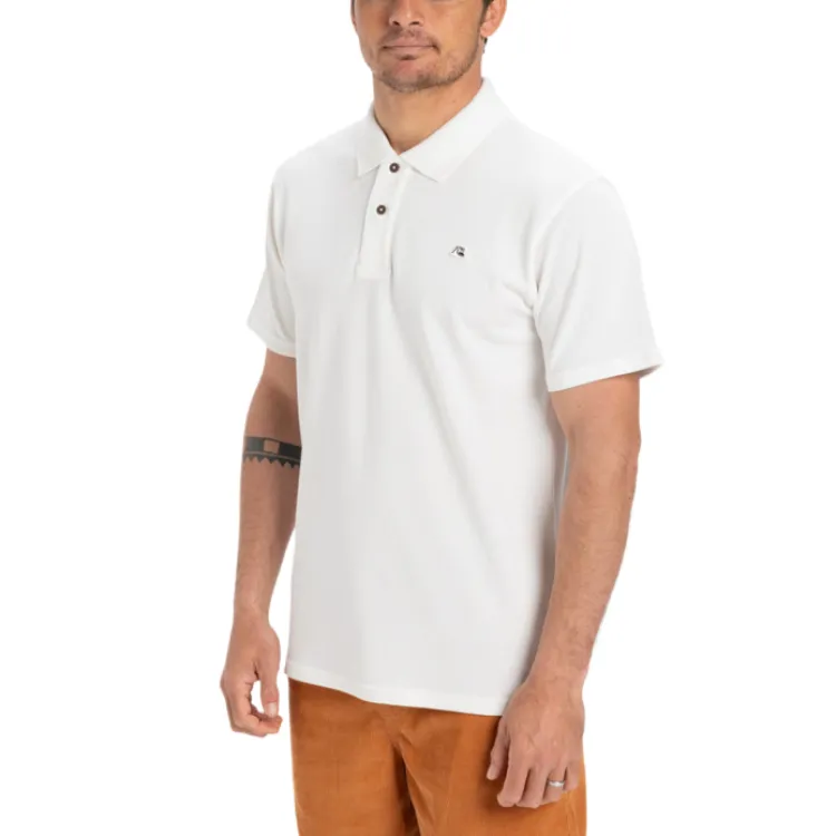Quiksilver Polo Shirt Men's White-4