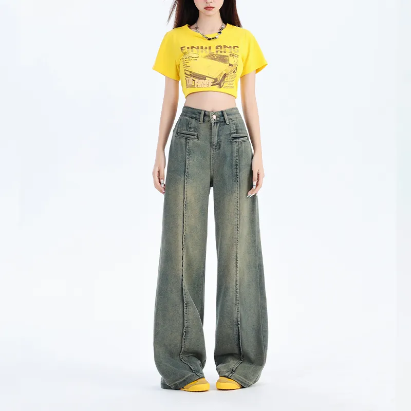 Kele Coco Jeans Unisex Vintage Blue-3