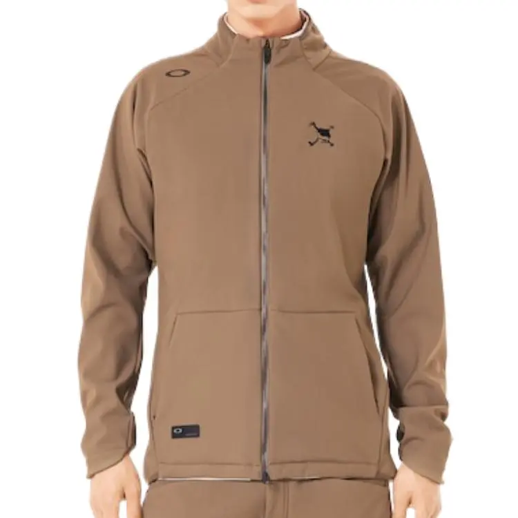 Oakley Skull Thermo Wind Jacket Men's Brown-3