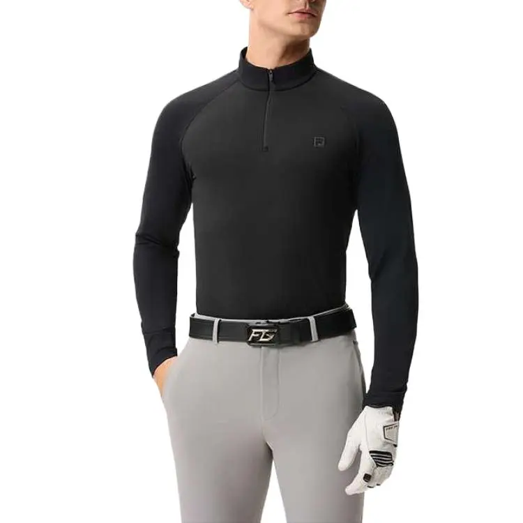FILA Golf Series T Shirt Men's Pitch Black-4