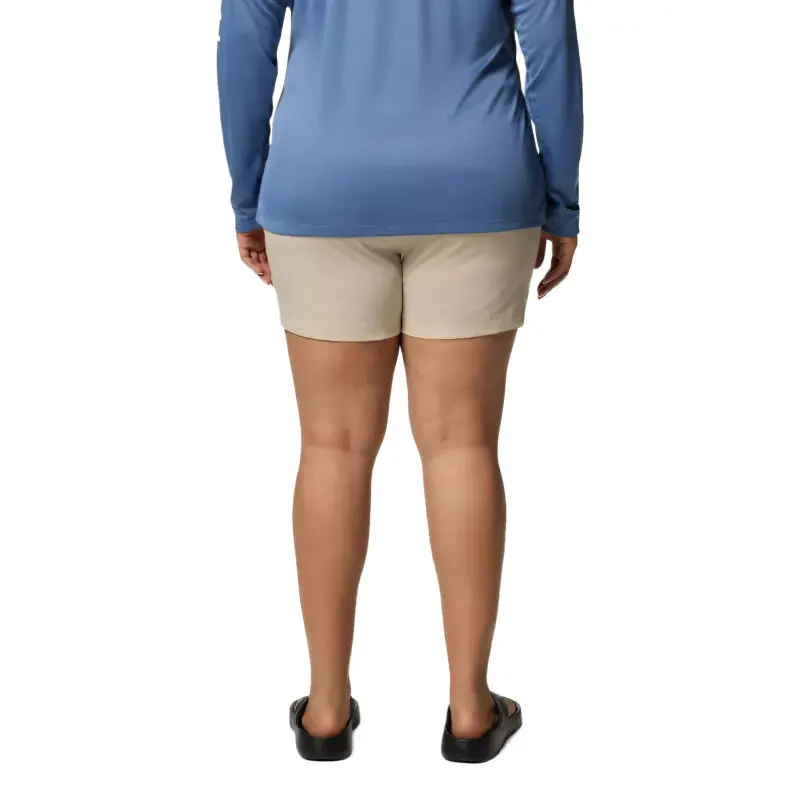 Columbia PFG Coral Point Casual Shorts Women's Gray-1