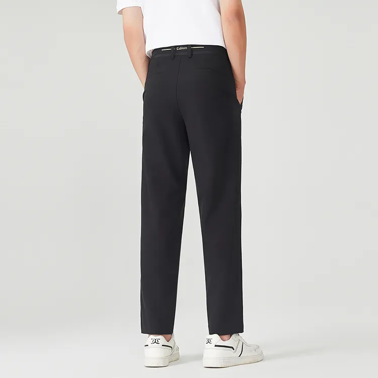 Cabbeen Casual Suit Pants Men's-3