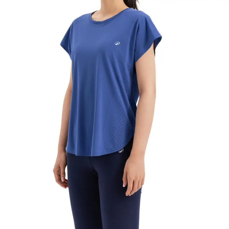DECATHLON T Shirt Women's Gray Slate Blue-2