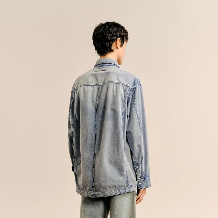 CROQUIS Jackets & Coats Men Navy Blue Denim-2