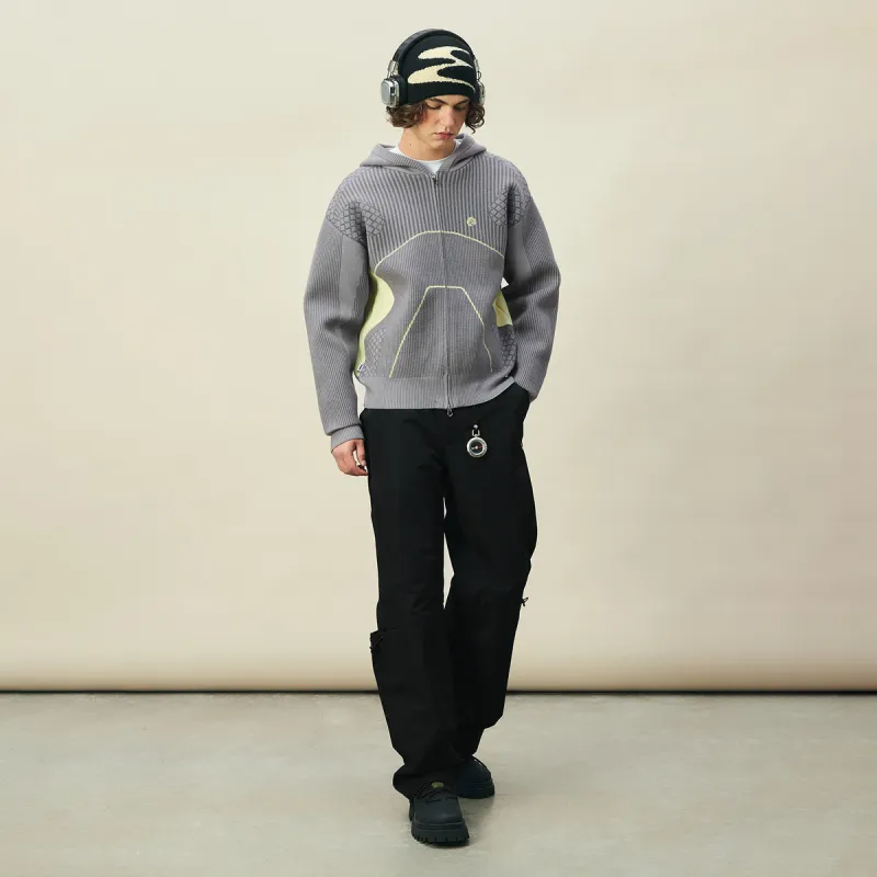 MYSAMESAME Fall Long Sleeved T Shirt Loose Fit Unisex Gray-3