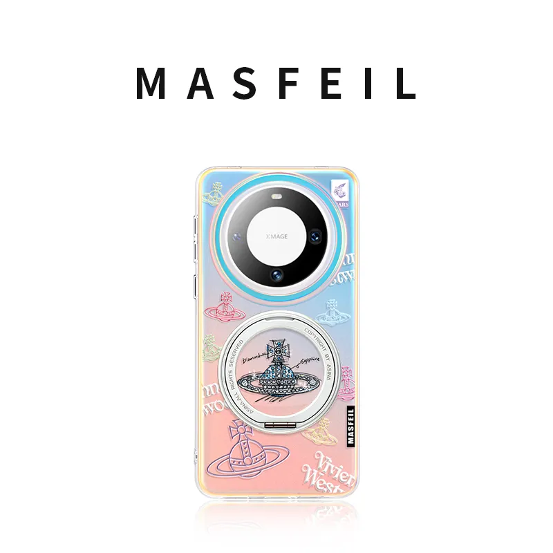 Marsfield Acrylic Material Rotate The Magnetic Bracket Phone Cases Compatibility Huawei Mate 70/60/50/P70/60-1