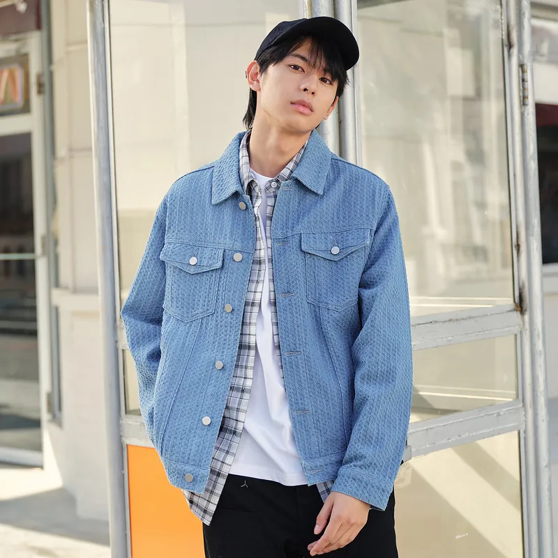 Gxg Jeans Jackets Coats Men's Blue-2