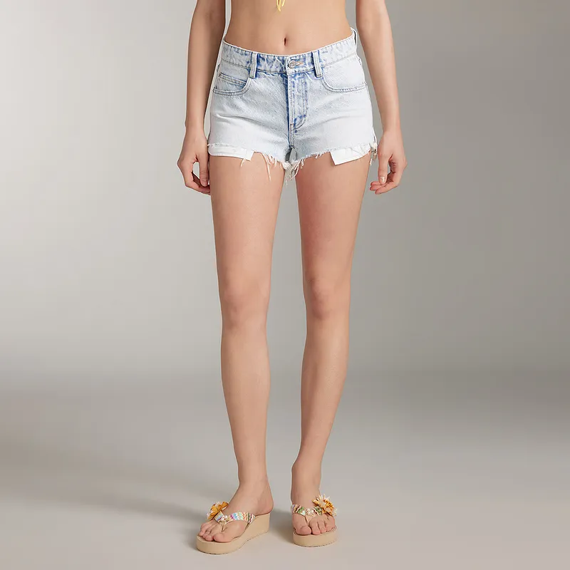 Miss Sixty Denim Shorts Women's Light Blue-2