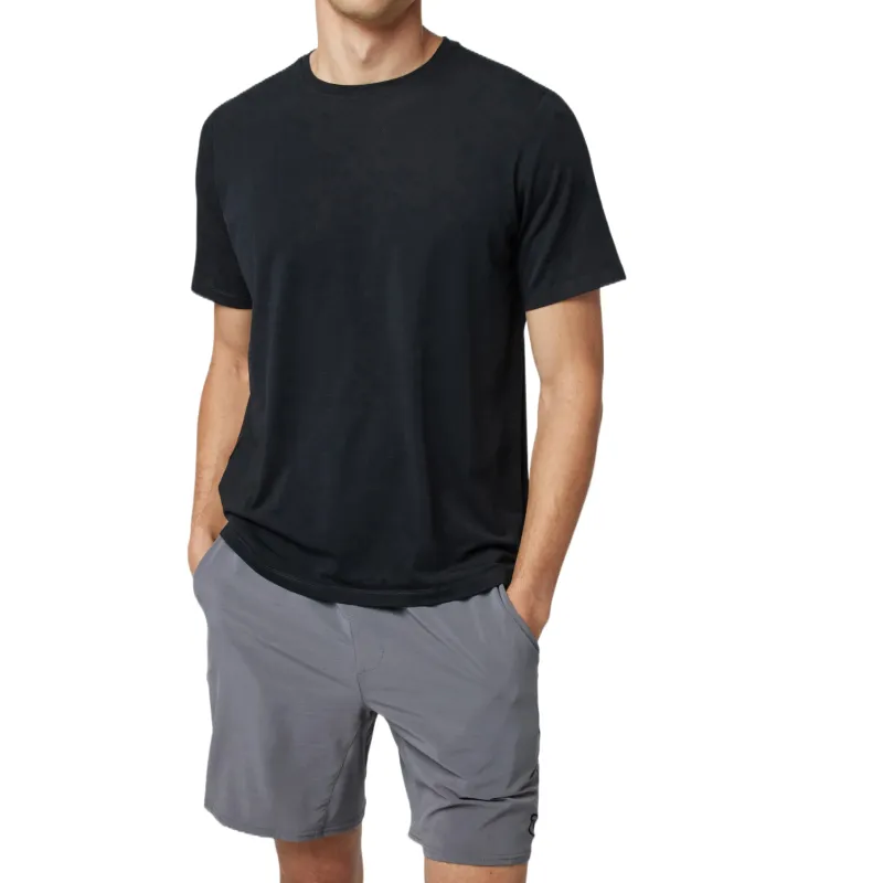 Vuori Current Tech Tee T Shirt Men's Black-1