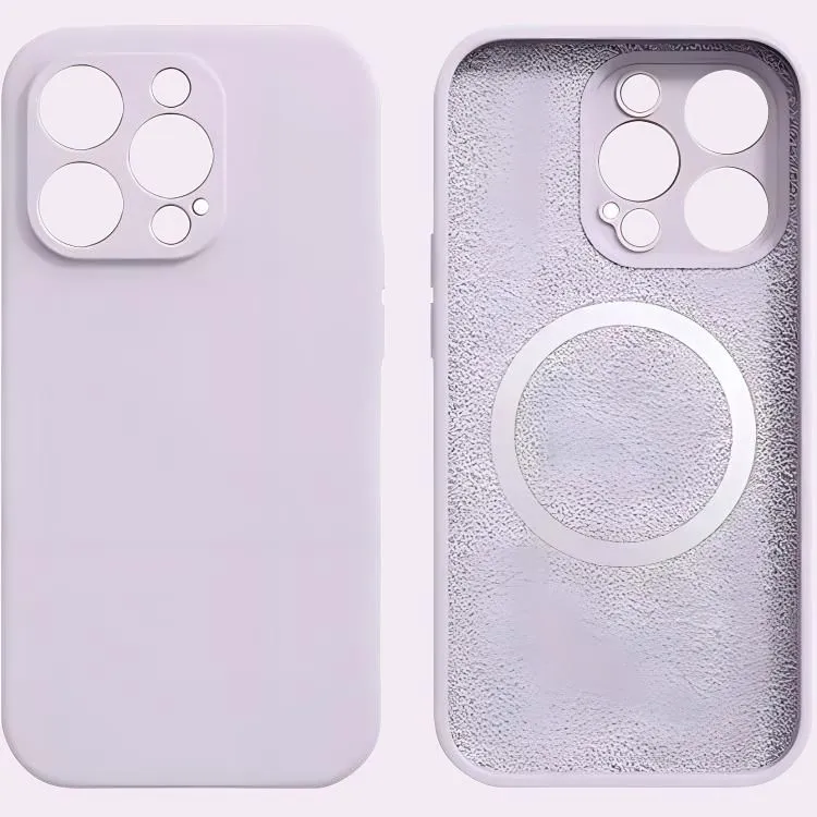 Sopi Silicone Material Macaron Magnetic Phone Cases Compatible With IPhone 16/15 Pro Max/Apple 13/14 Pro Max Collection-1
