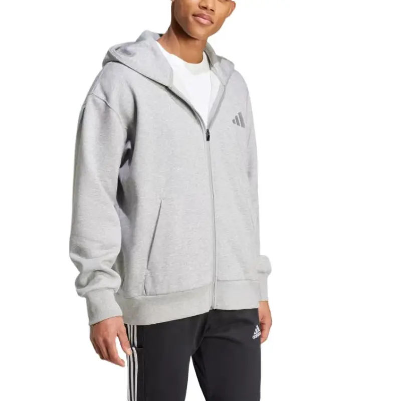 Adidas Free Shipping With AdiClub All Szn Fleece Full Zip Hoodie-3