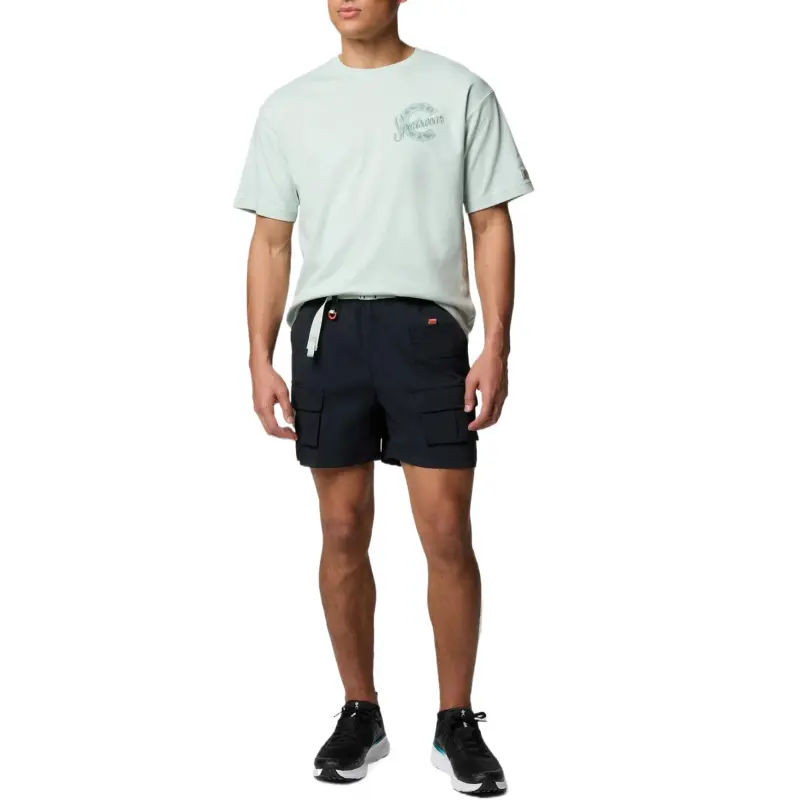 Columbia FW/AW24 PublicCoveBeach Cargo Shorts Unisex Black 010-3