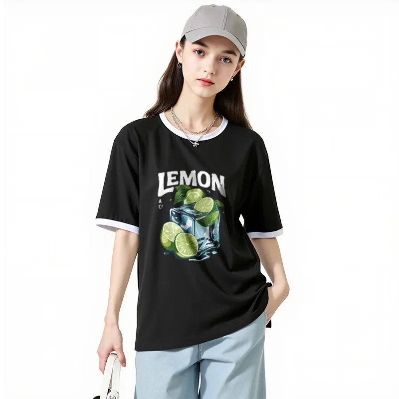 FAIRWHALE Drop Shoulder Sleeve T Shirt Women's-18