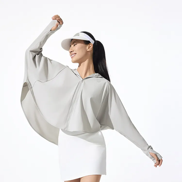 BOSIDENG Sun Series Cooling Super Light Breathable Sun Protection UV Protection Sun Protection Clothing Women's-4