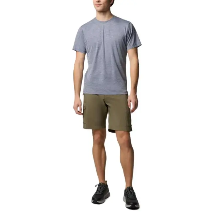 Columbia Tech Trail T Shirt Men's University Marine-3