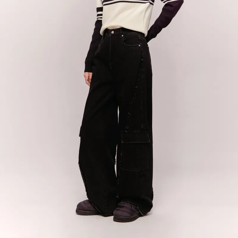 NO ONE ELSE Jeans Unisex Black-2