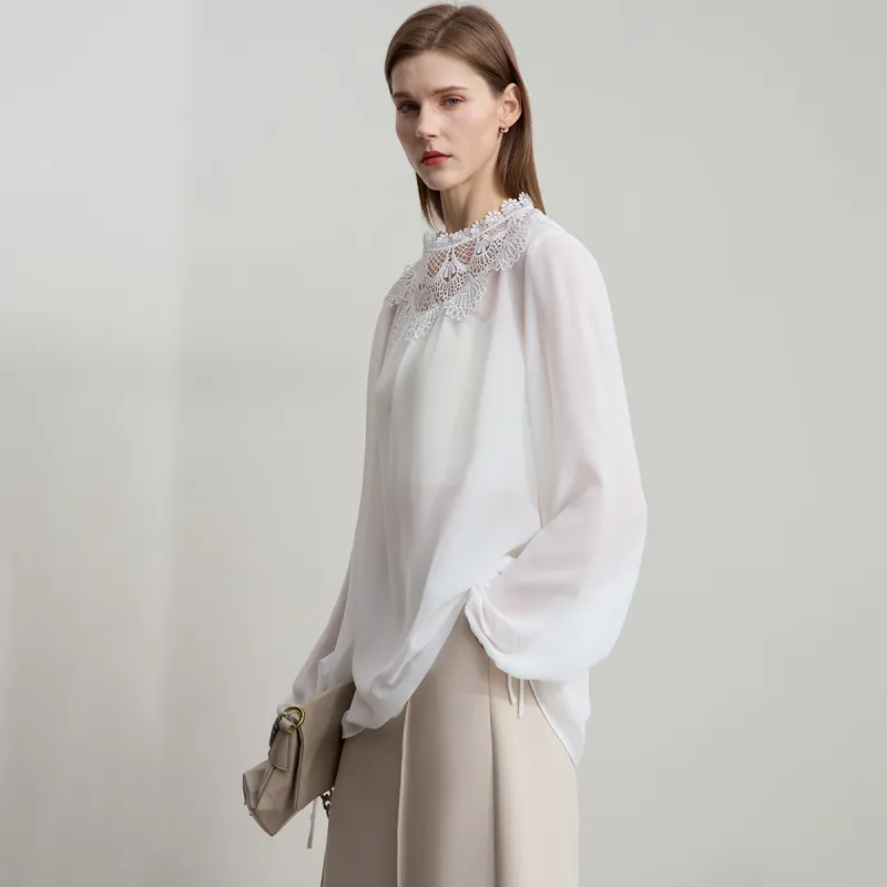 AMII Chiffon Shirts Women's-12