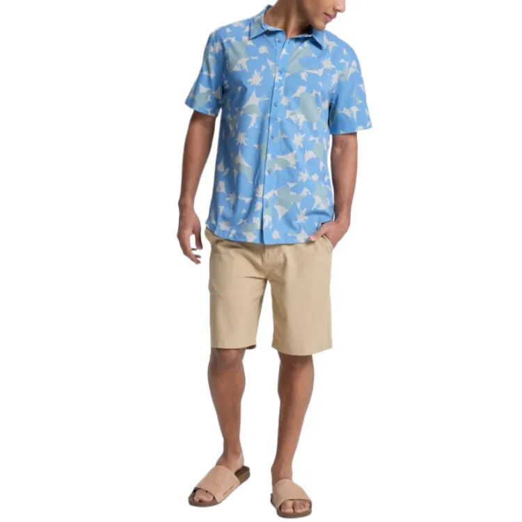Quiksilver Handtman Shirt Men's Blue-4