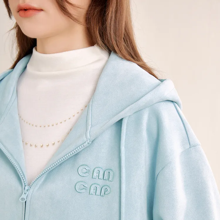 LEDIN Sweatshirts Women's Baby Blue-2