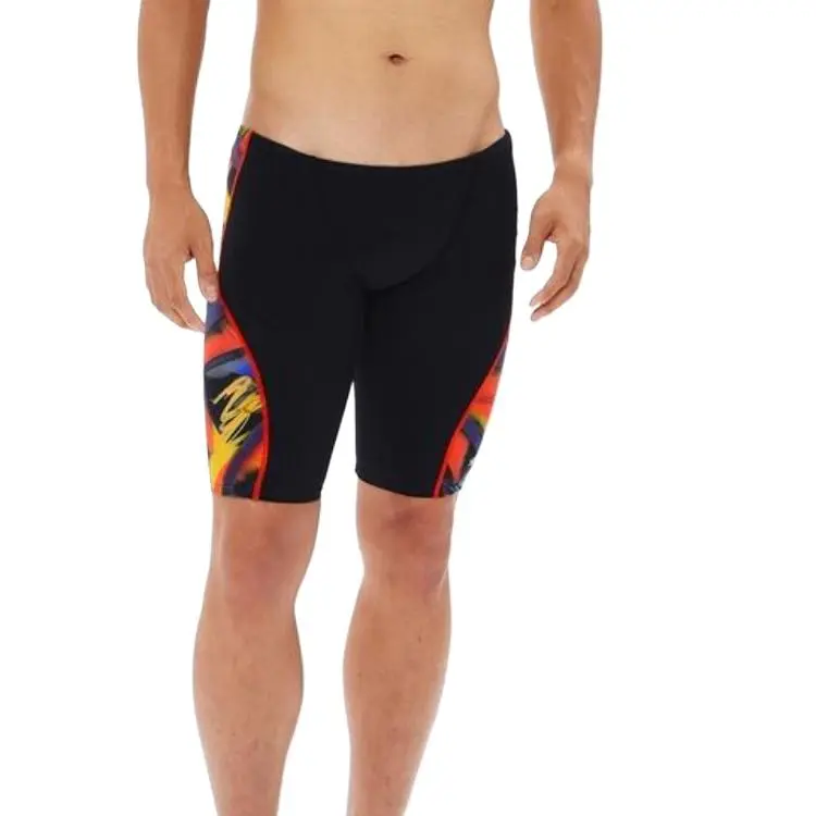 Speedo Pro Hybrid 2 Jammer Swimming Shorts Men's Black Red-4
