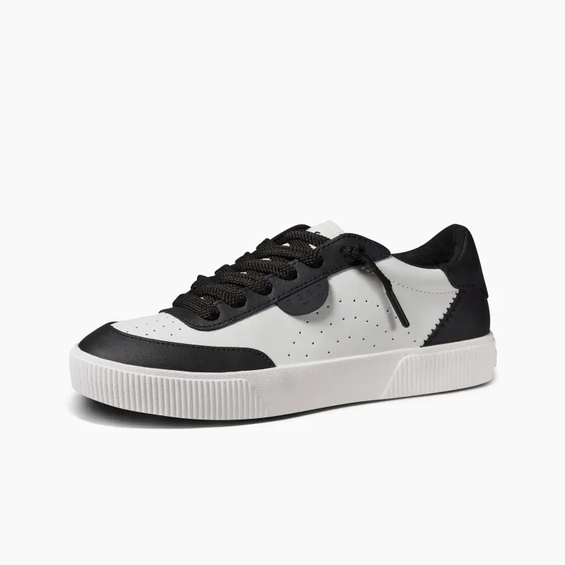 REEF Lay Day Seas Wear-resistant And Waterproof Low-Top Casual Shoes Women's Black White-2