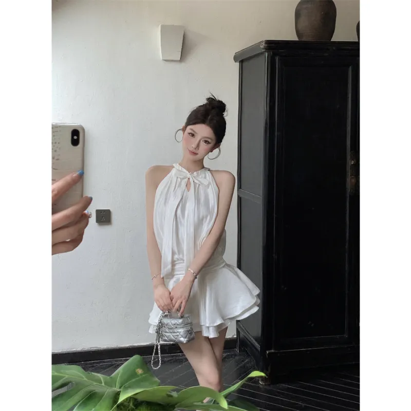 XIANSINIAO Sleeveless Dress Women's-2