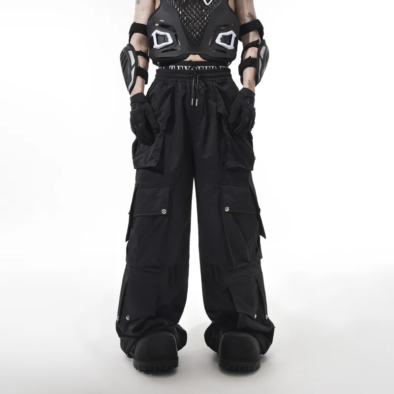 START EXCEED END Casual Pants Unisex Black-4