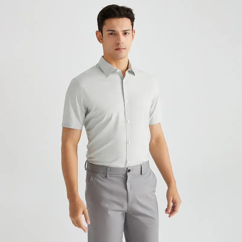 Satchi Shirt Men's Light Gray Blue-2