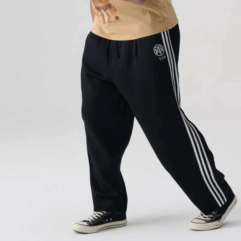 TCH Casual Pants Unisex Black Base With Silver Logo-5