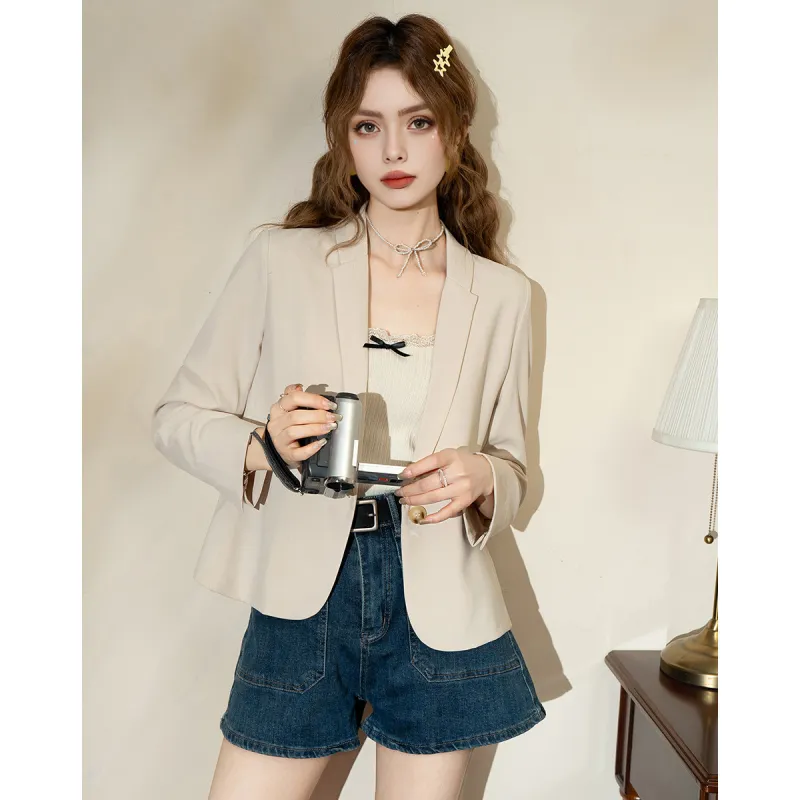 FAWENXIANGZI Summer Business Suit Loose Fit Women's-2