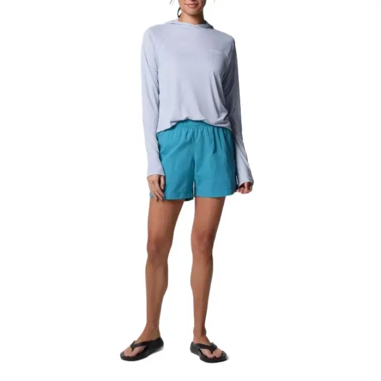 Columbia Casual Shorts Women's Canyon Blue-3