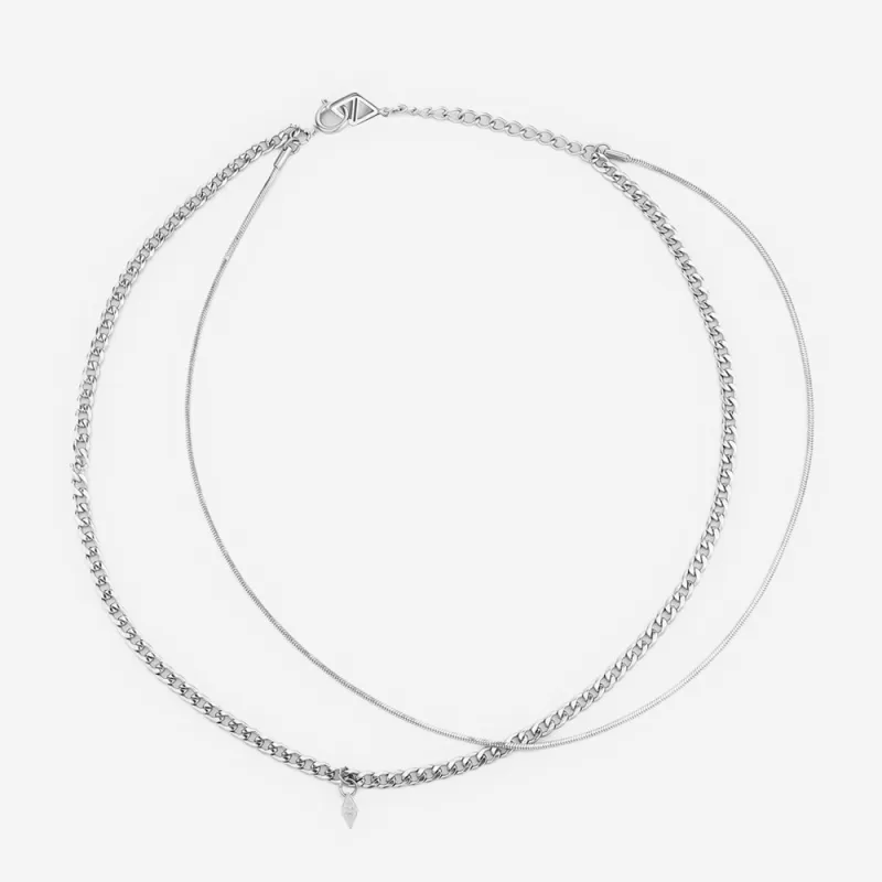 GUDUD Titanium Steel Necklaces Unisex Brand New-3