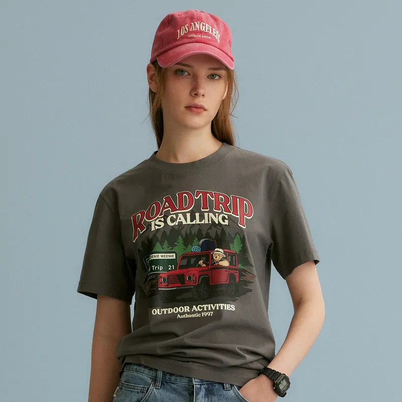 Teenie Weenie Men Camping 24SS T Shirt Summer Unisex-5