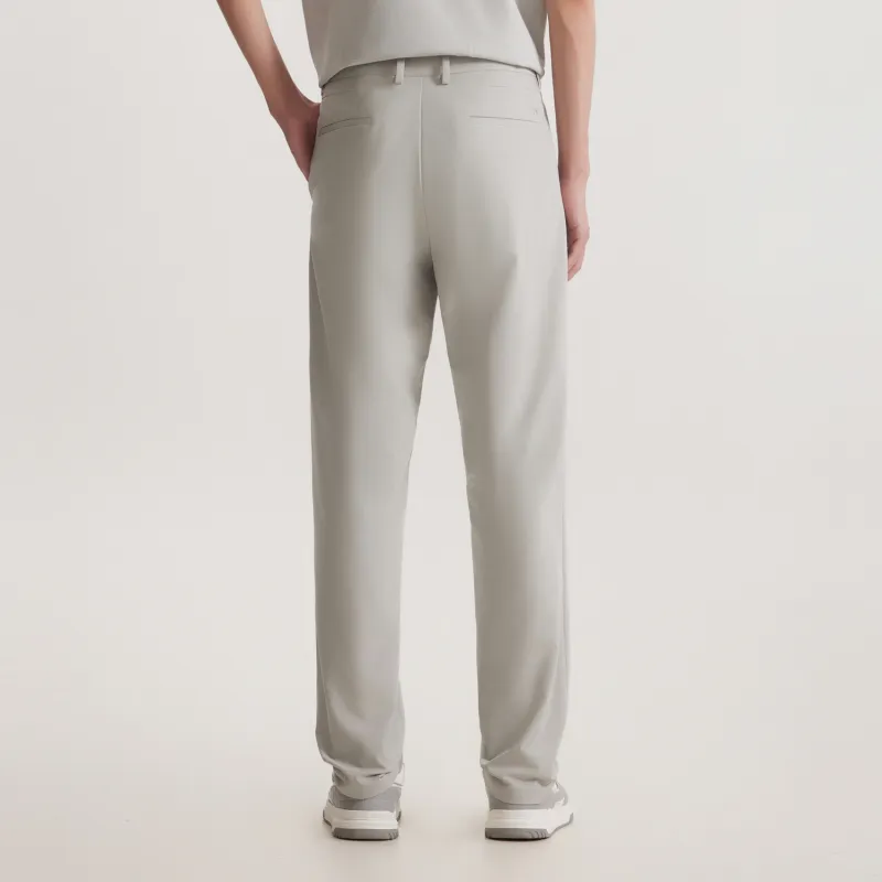Cabbeen Casual Pants Men's Light Gray-1