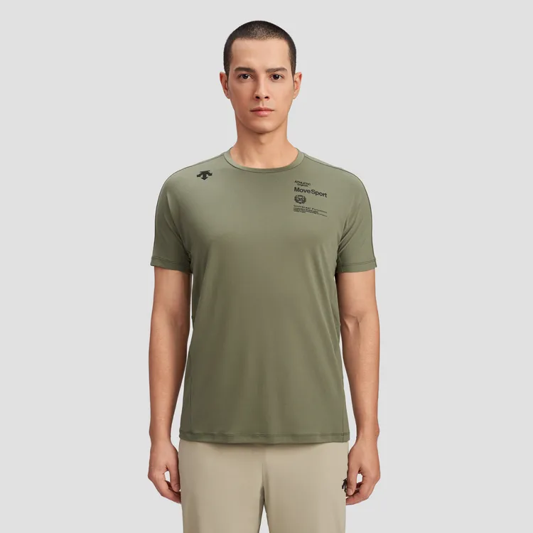 DESCENTE Set in Sleeve T Shirt Men's-7