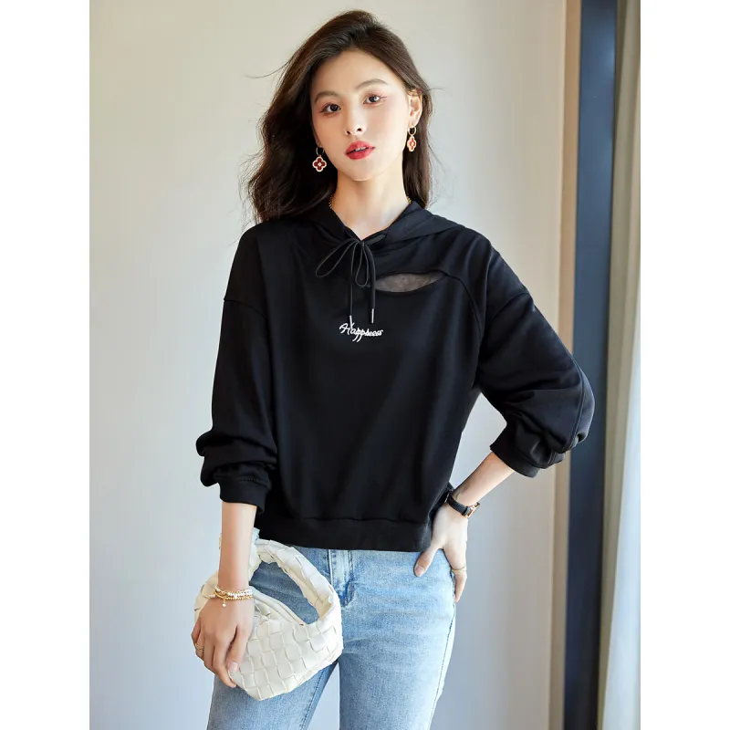 Like The Age Of Water Sweatshirt Women's Black-2