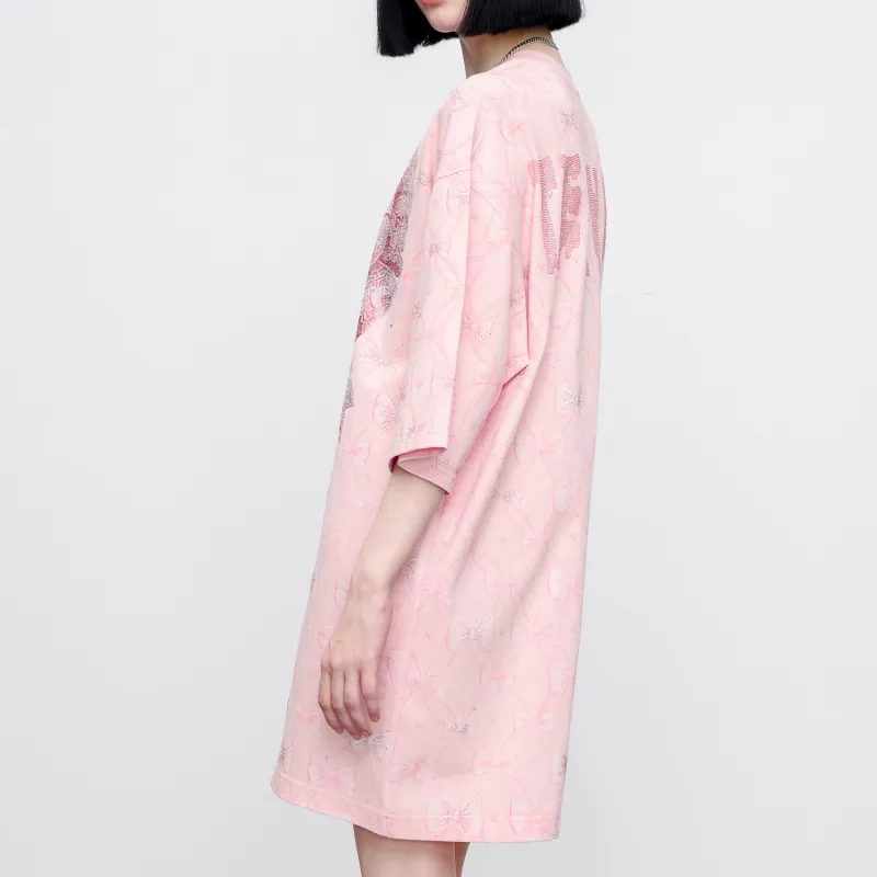 TCH Long Sleeved Dresses Women's Pink-4