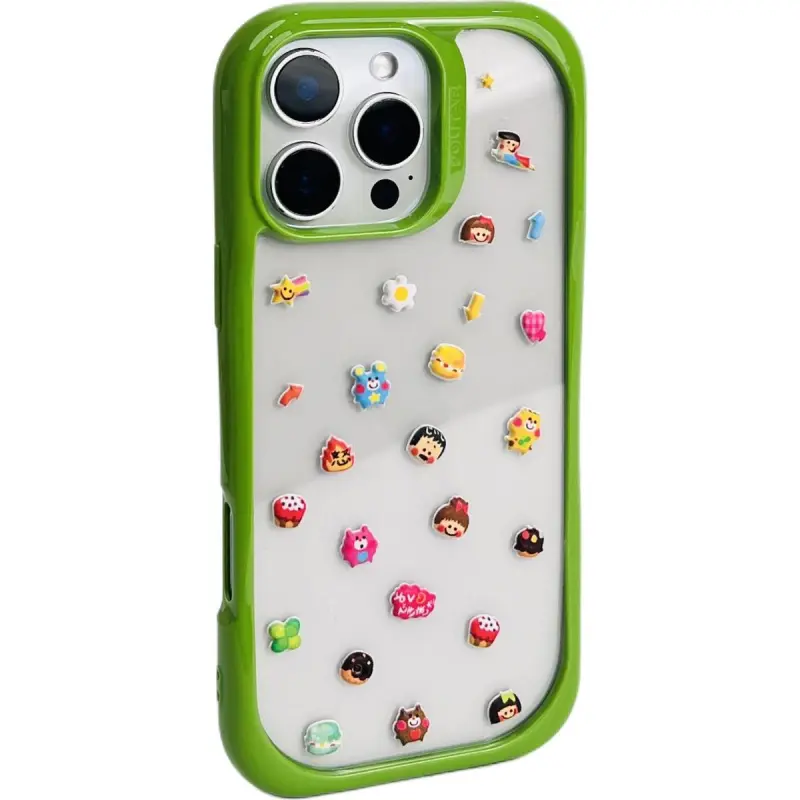 Sopi TPU Material Penguin Kitten DIY Sticker Phone Cases Compatible With IPhone 16/15 Pro Max/Apple 13/14 Pro/Max-21