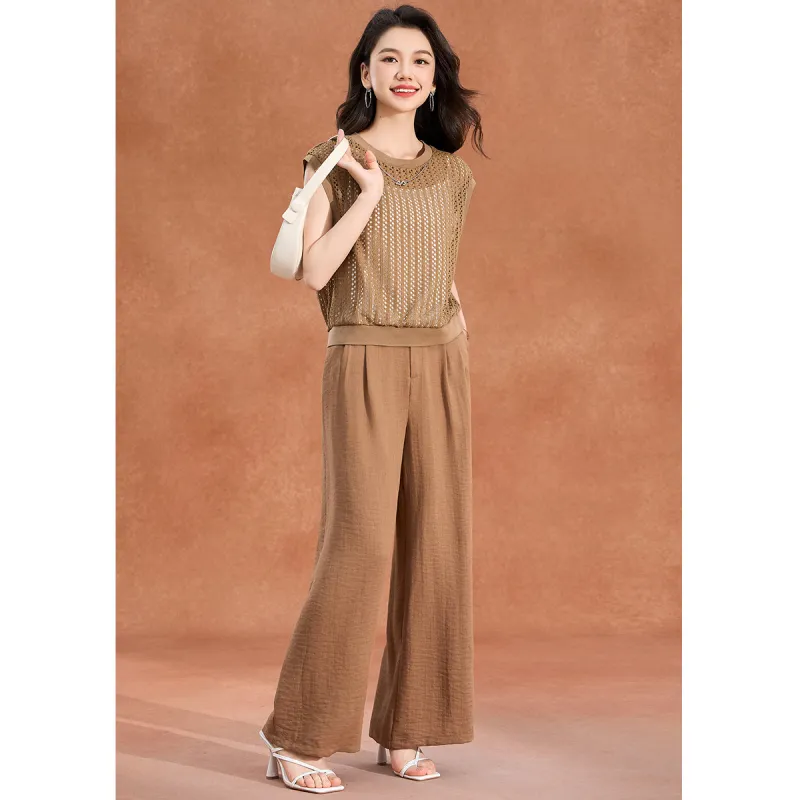 Mylan Casual Suits Women's Coffee-0