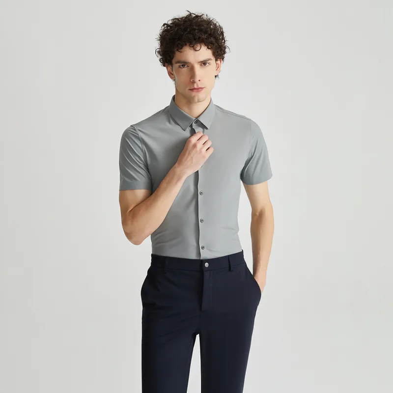 Satchi Shirts Men Medium Gray-4