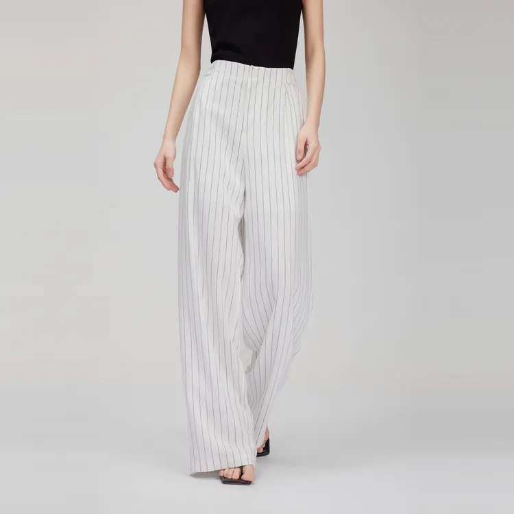 ELLE Casual Pants Women's White-2