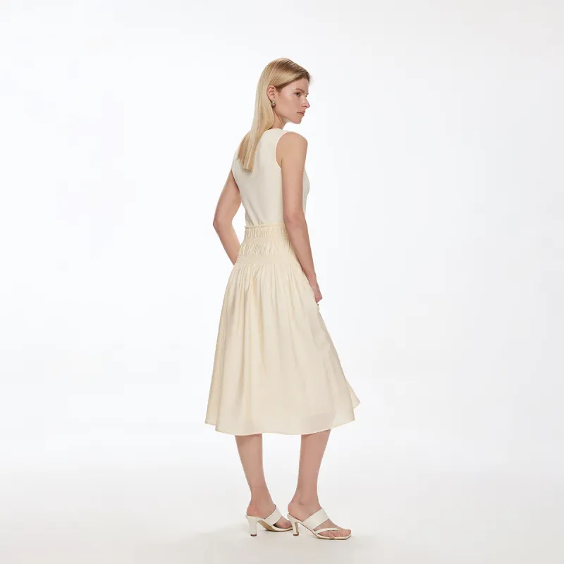 ONLY Sleeveless Dresses Women's A01 Antique White-4