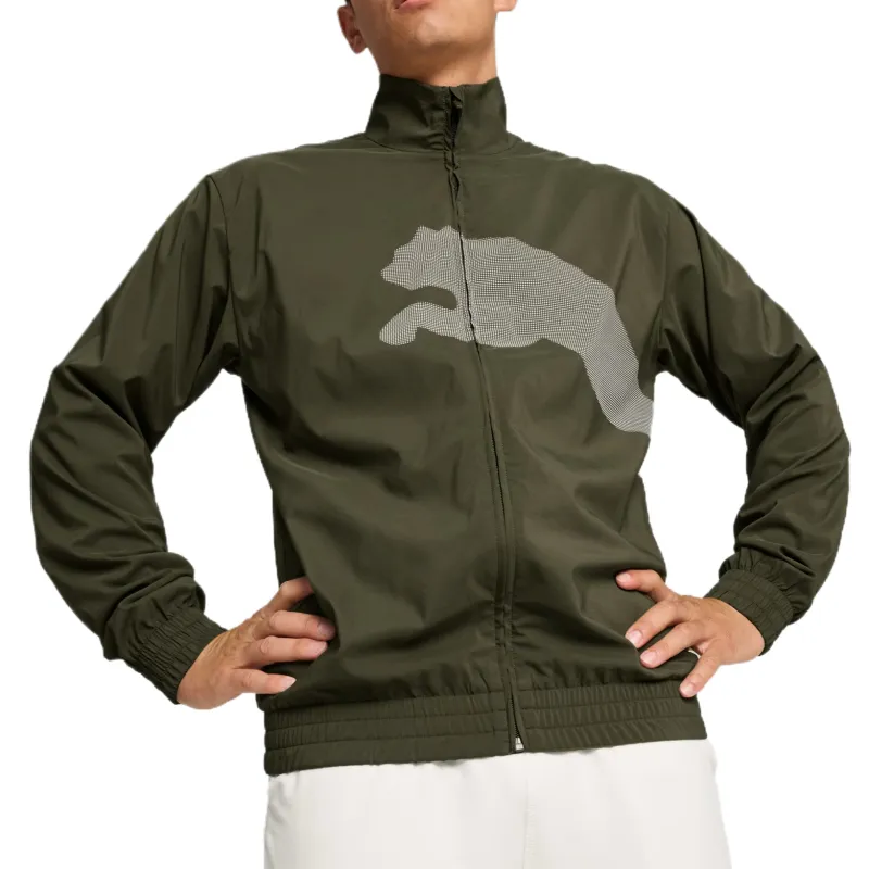 PUMA Big Cat Jackets Men Green-2