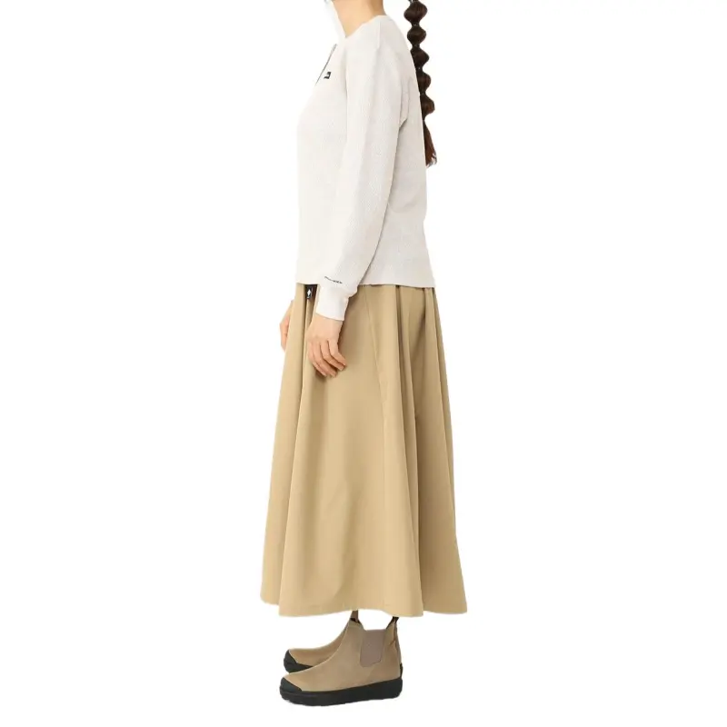 Columbia W Crystal Bend Omni Shield Casual Long Skirt Women's Beach Light Brown-5