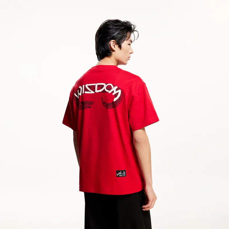 JACK JONES· Snake Year Collection T Shirt Men's Red-3
