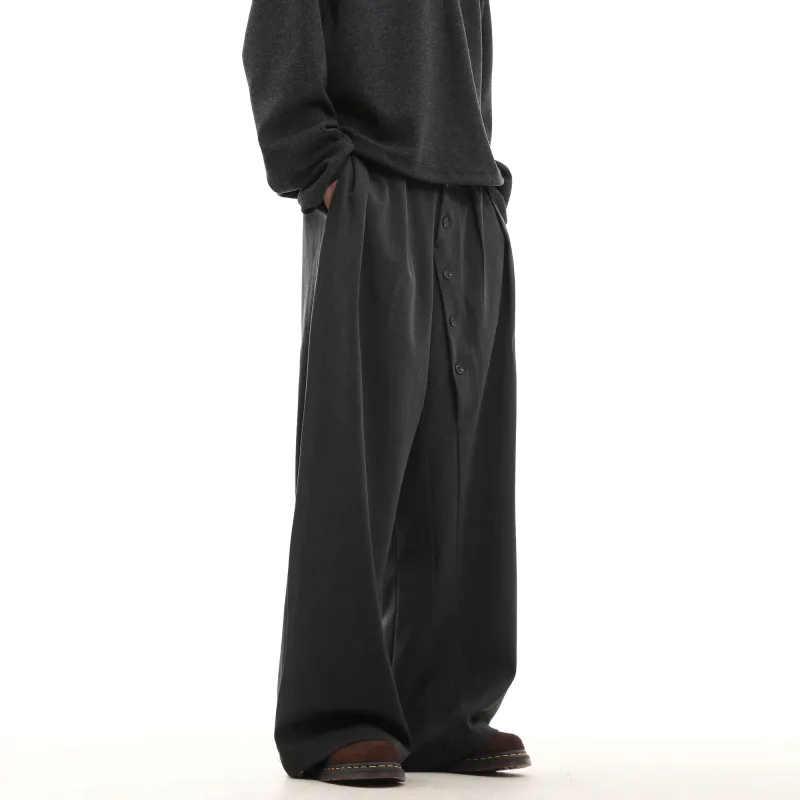 TREND ST Casual Pants Unisex Gray-2