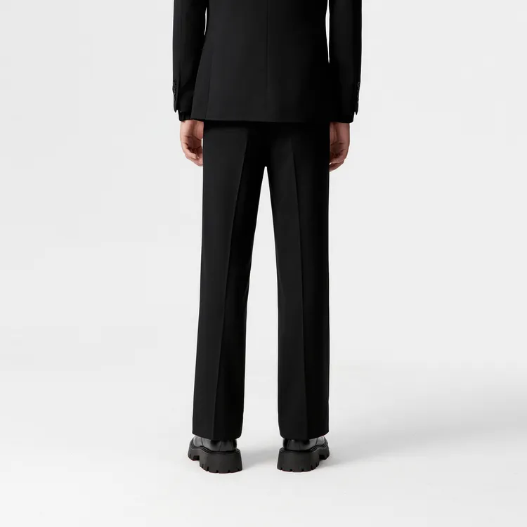 PEACEBIRD MEN Suit Trousers Men Black 1 Straight Fit-4
