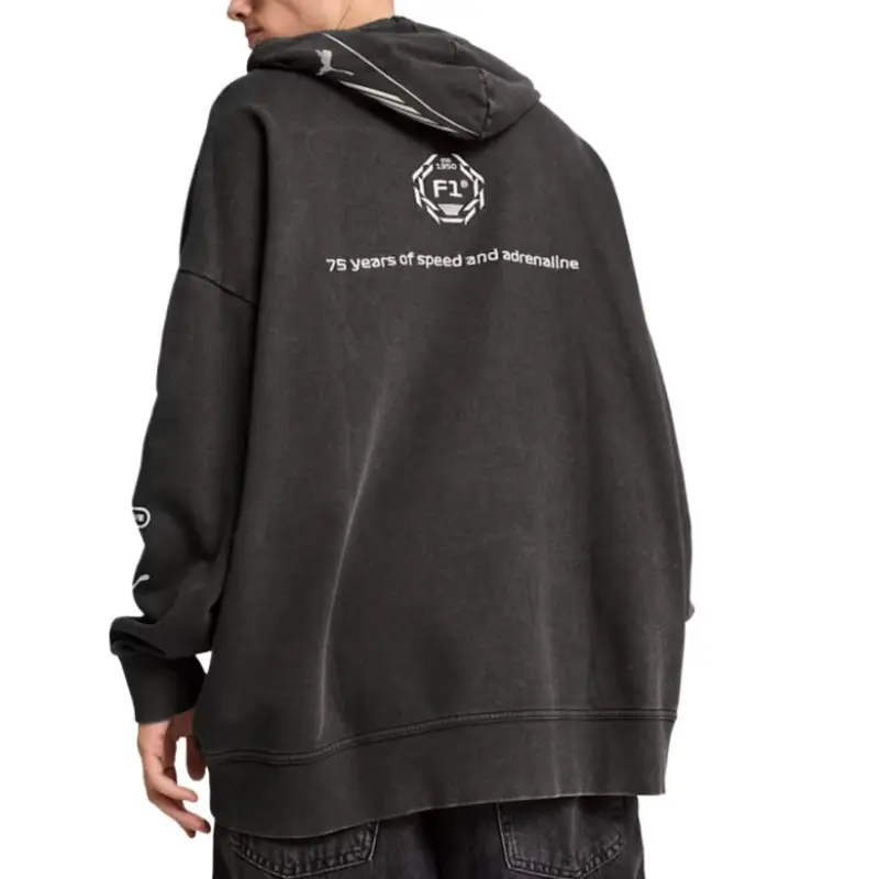PUMA Hoodie Sweatshirt Men's Black-3